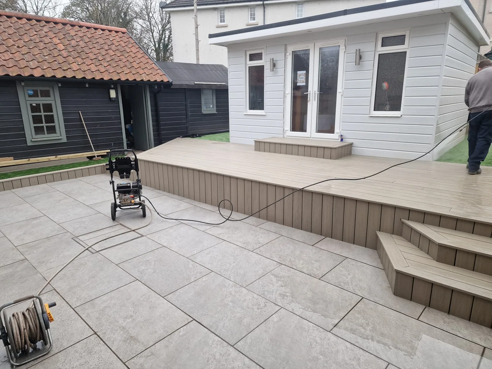 Outdoor decking project